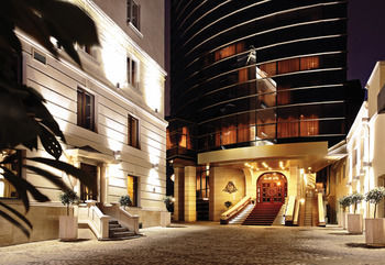 Hotel Front - Evening or Night